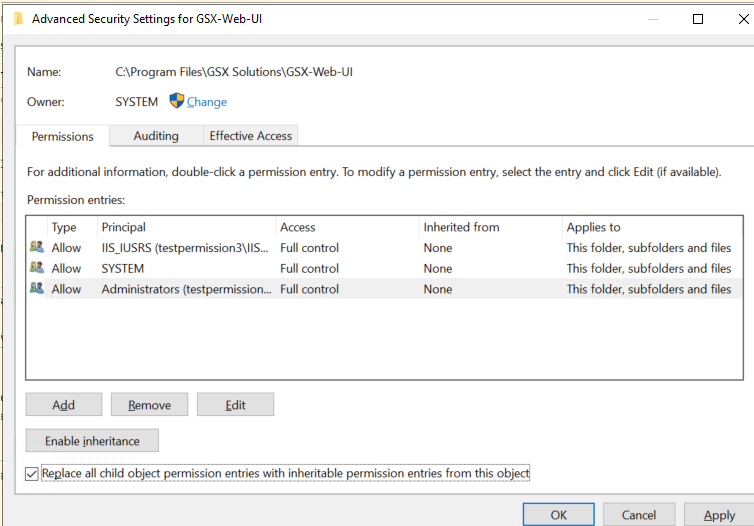 How to Change the Permissions of The Website Folder